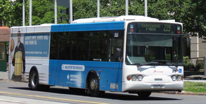 Transdev Melbourne Scania L94UB Volgren CR222L 353